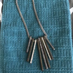 Mixed metal necklace.